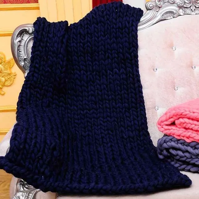 Chunky Knit Blanket