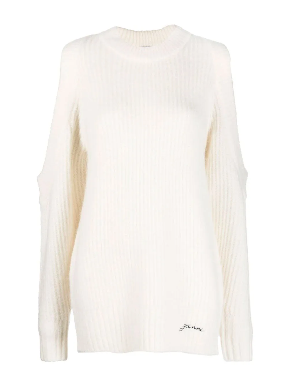 Cold-shoulder jumper