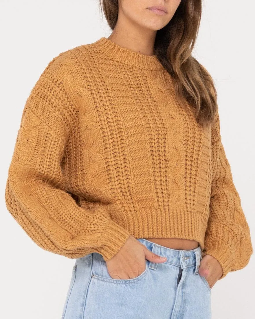 Folktale Crop Chunky Knit
