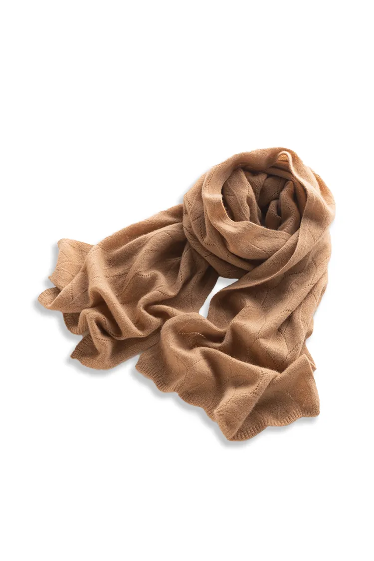 Luxurious 100 Cashmere Knit Wrap Shawl