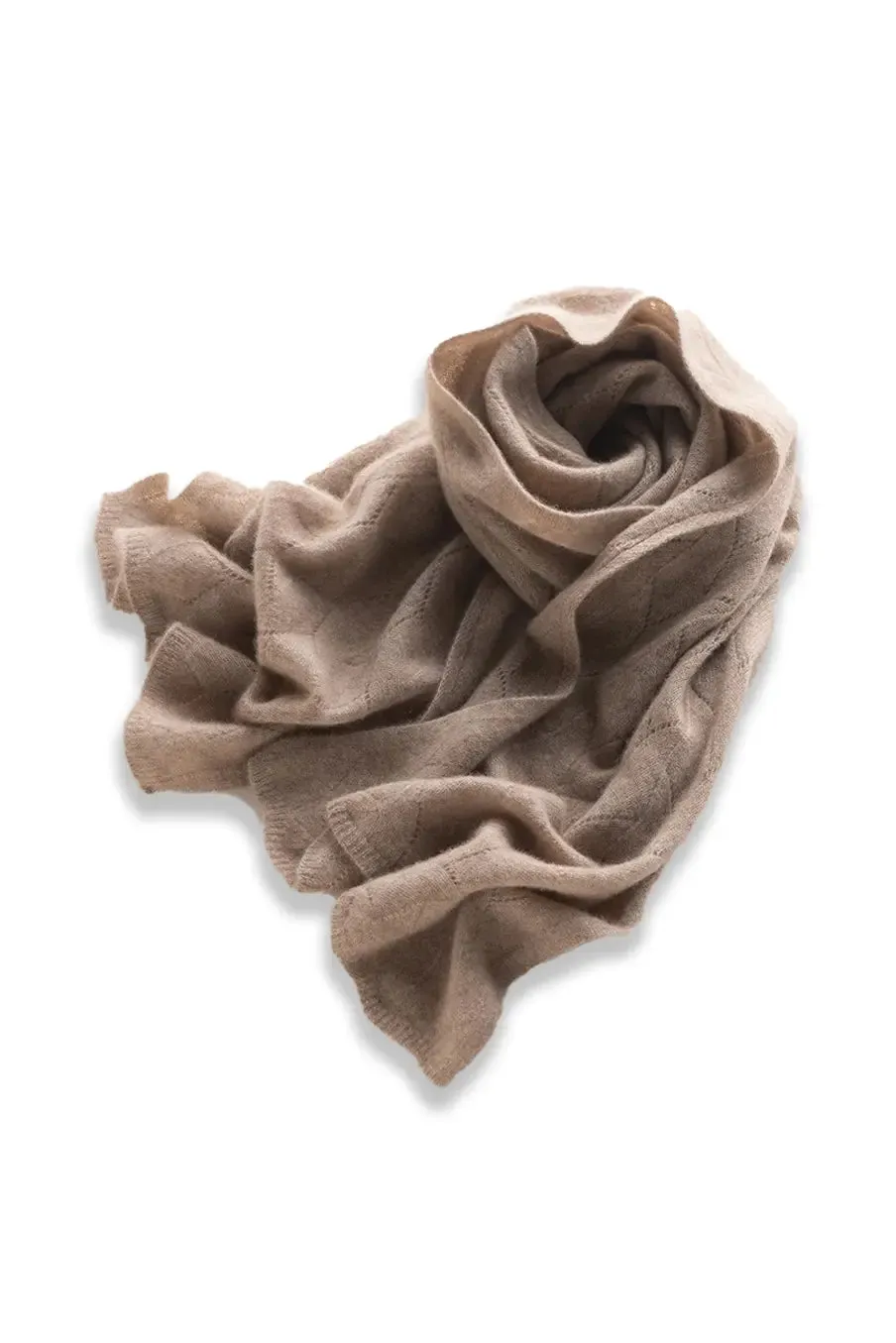 Luxurious 100 Cashmere Knit Wrap Shawl
