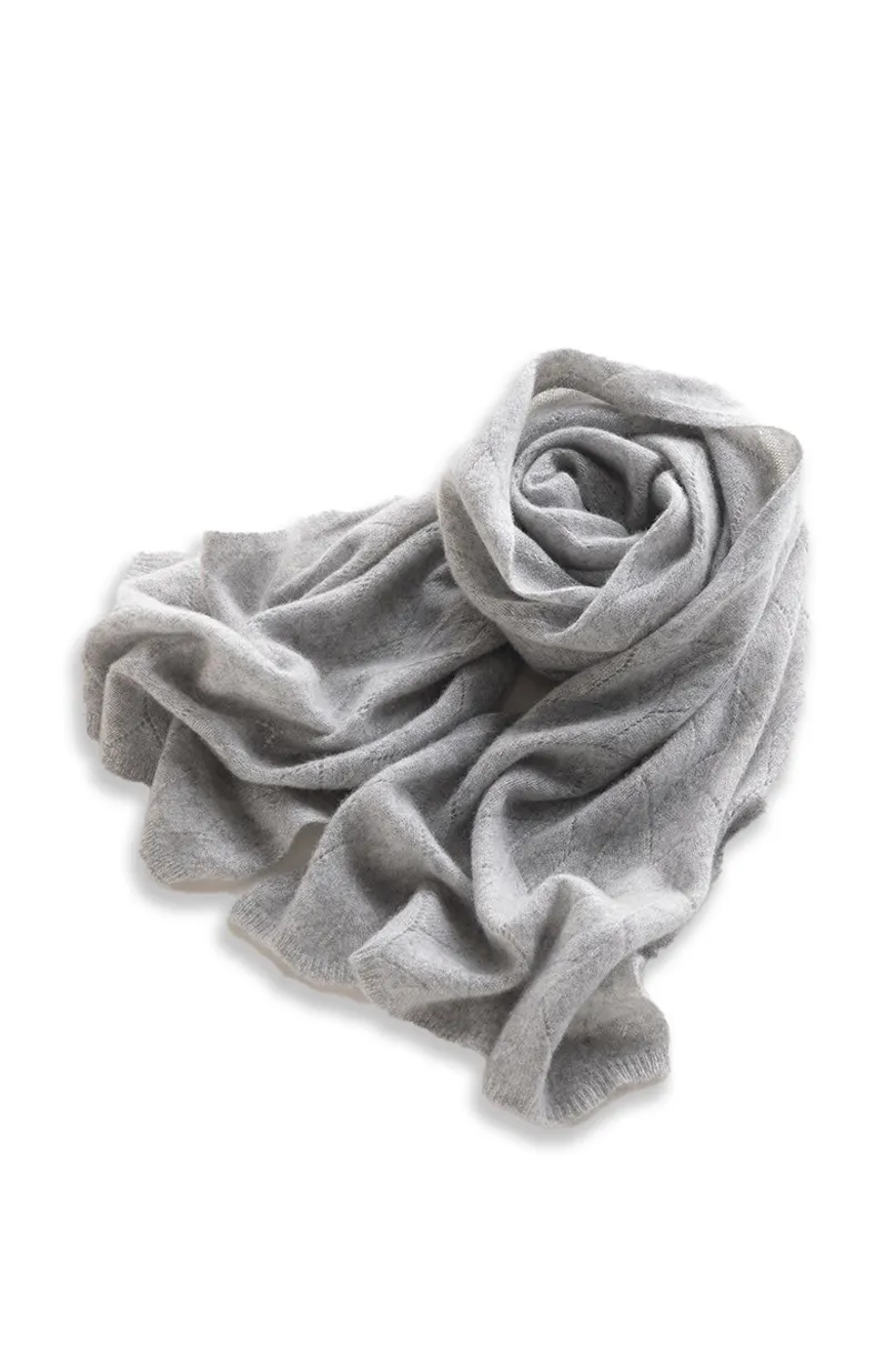 Luxurious 100 Cashmere Knit Wrap Shawl
