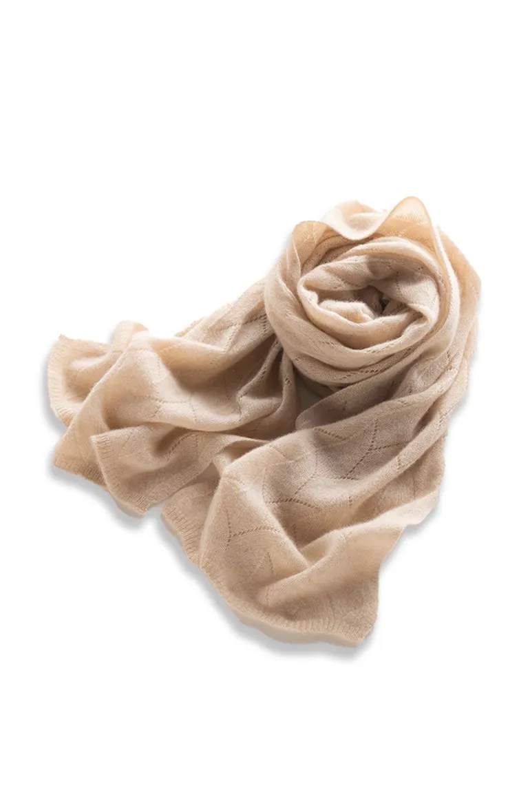 Luxurious 100 Cashmere Knit Wrap Shawl