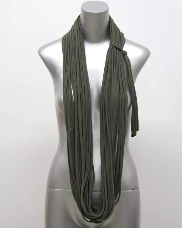 Necklush Chunky Scarf / Military Green / Unisex