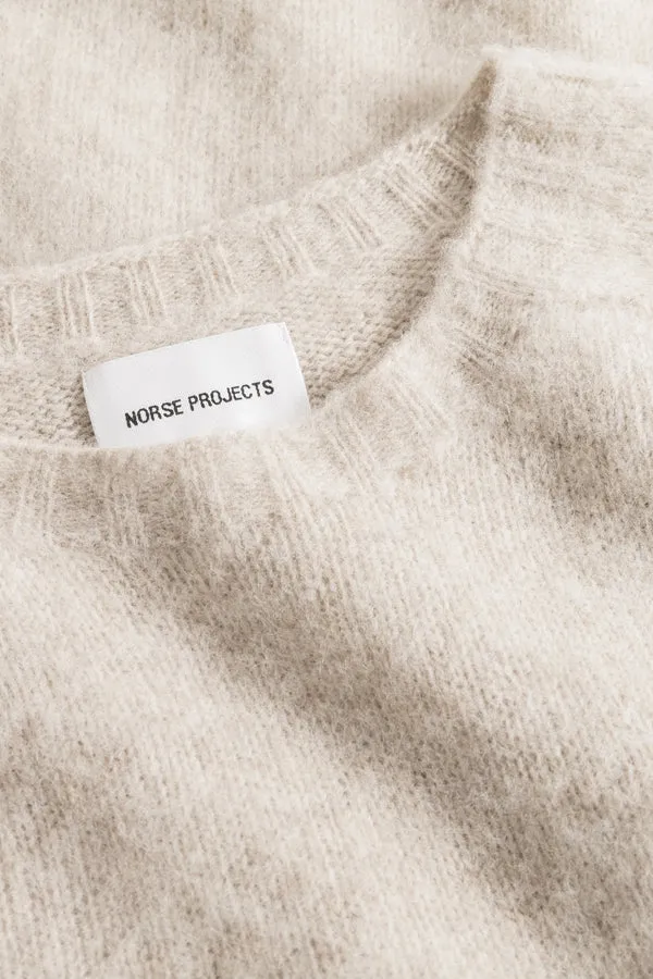 Norse Projects Birnir Lambswool Knit - Oatmeal