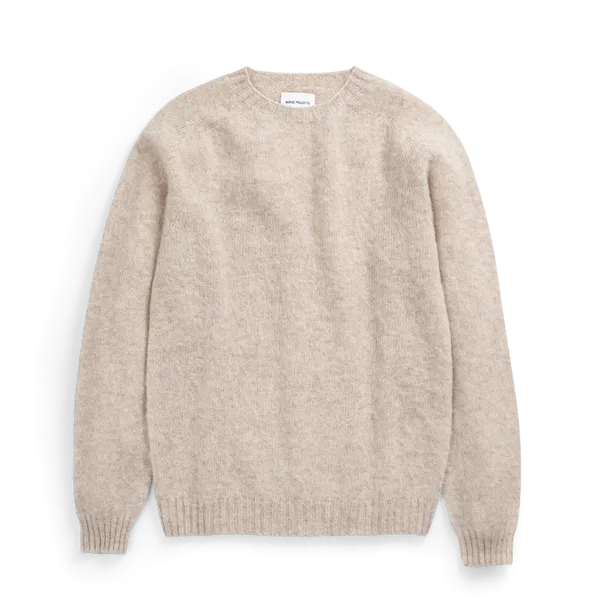 Norse Projects Birnir Lambswool Knit - Oatmeal