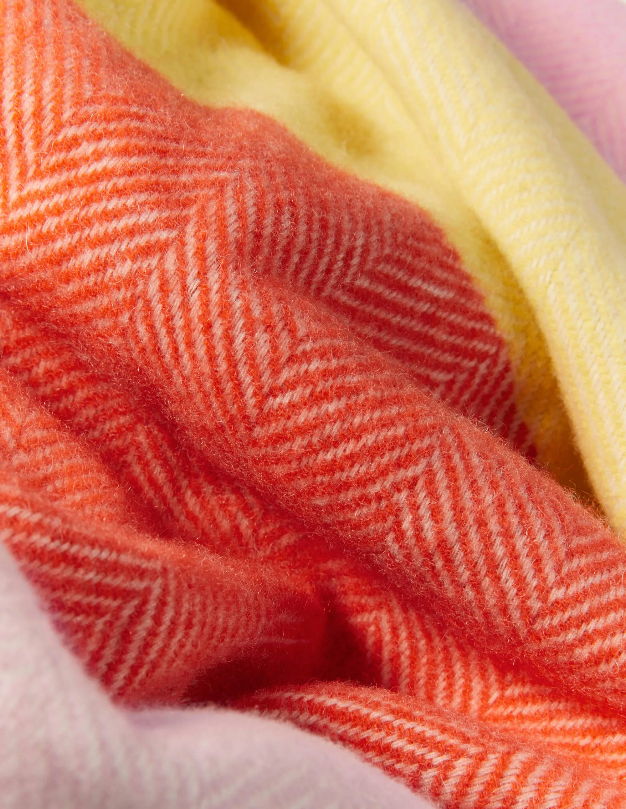 Woven Wool Scarf-Multi Stripe